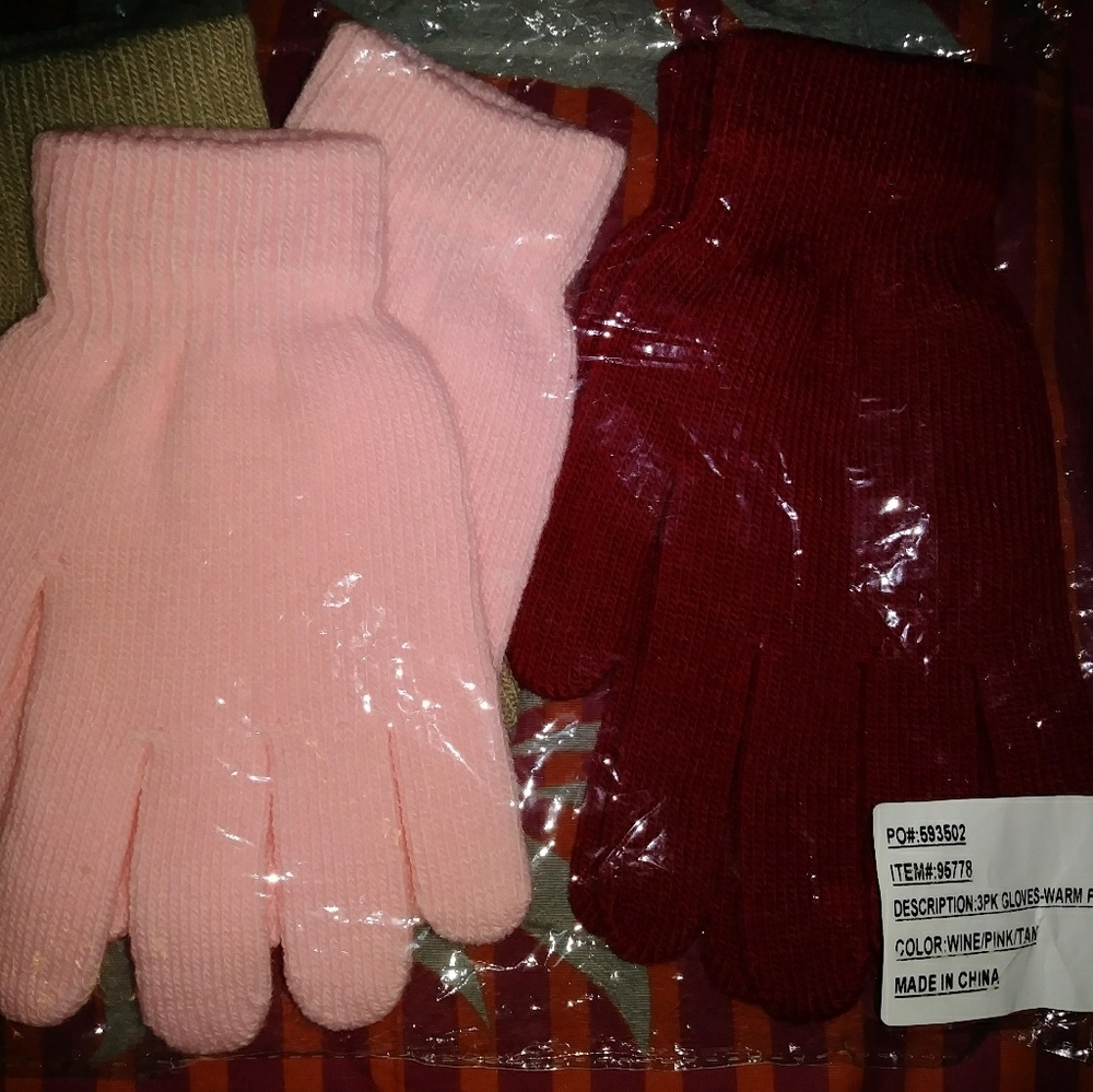 3pk gloves